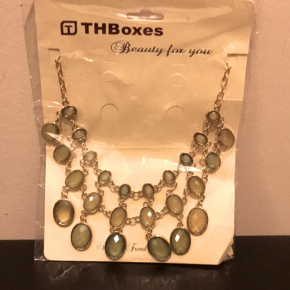 Beauty for you Fashion Shades of Green  Necklace